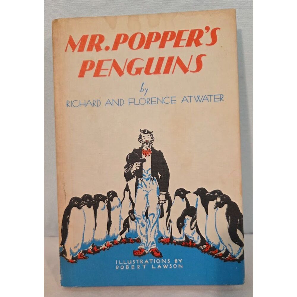 Mr. Popper’s Penguins Vintage Hardcover Weekly Reader Edition Atwater